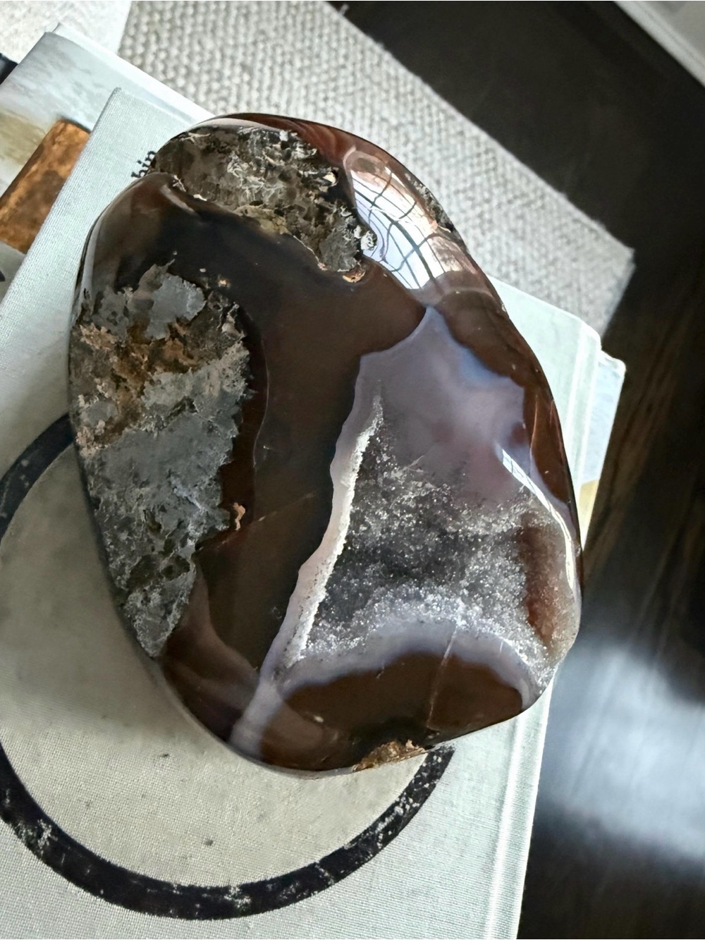 Unique Polished Agate and Crystal Specimen - Picture 5 of 8
